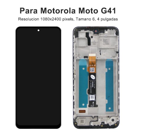 Pantalla Para Motorola Moto G41 Xt2167-1 Xt2167-2 Con Marco