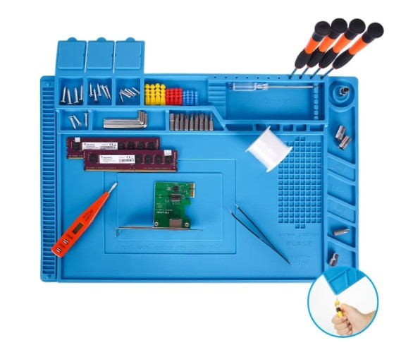 Tapete Trabajo Silicon Magnético Antiestática 45 X 30 Cm